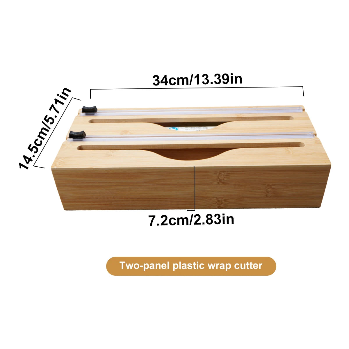 Bamboo Kitchen Wrap Dispenser