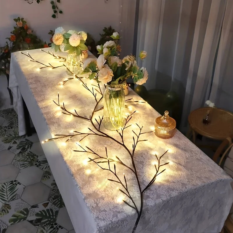Bendable Willow Branch Lights – Elegant Fairy Lights for Home & Christmas Décor
