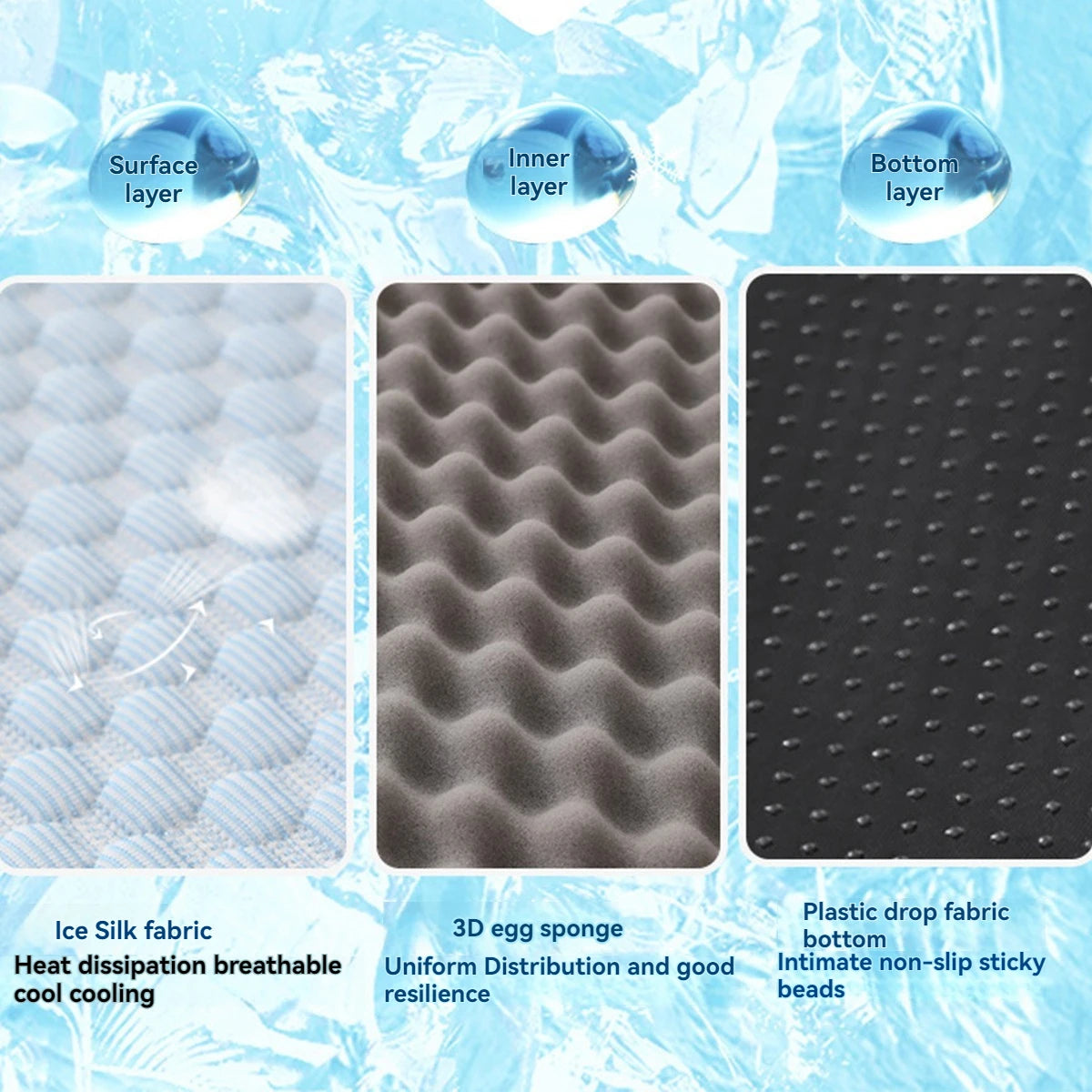 Breathable Summer Cooling Dog Bed