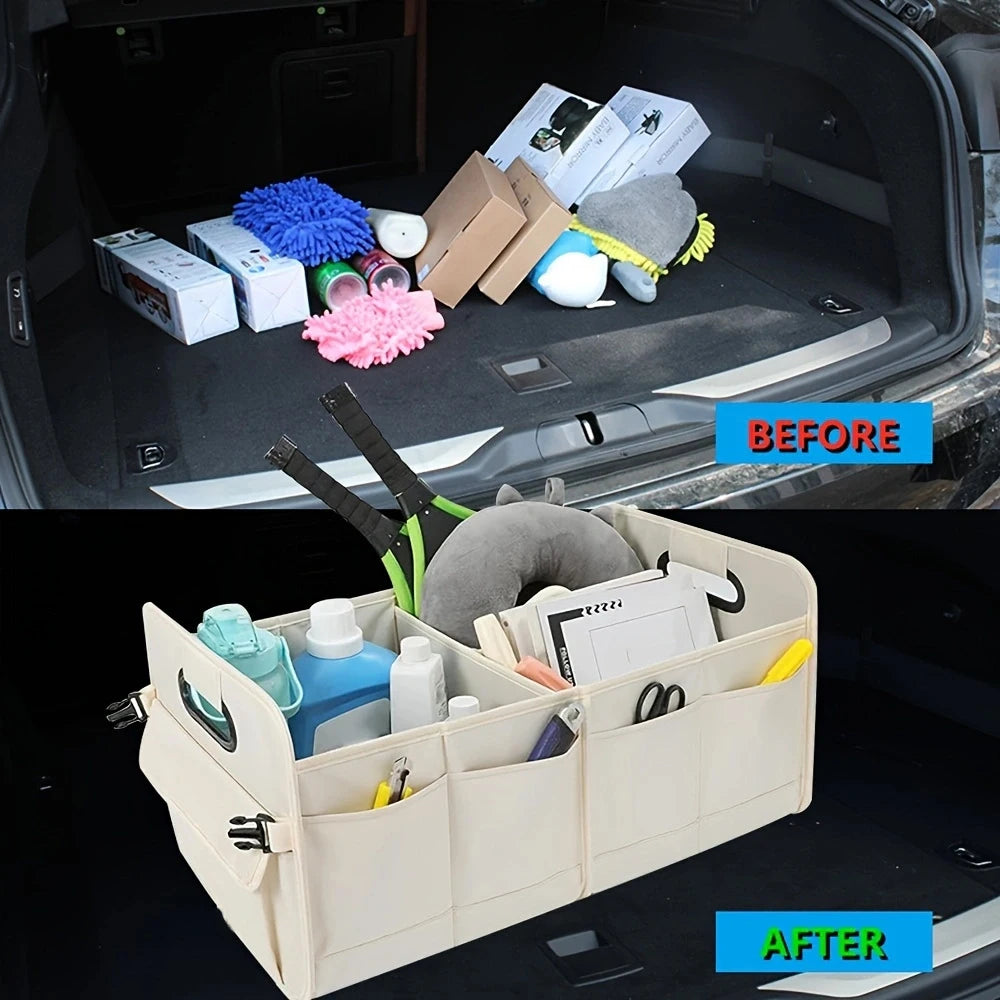 Collapsible Car Trunk Storage Organizer