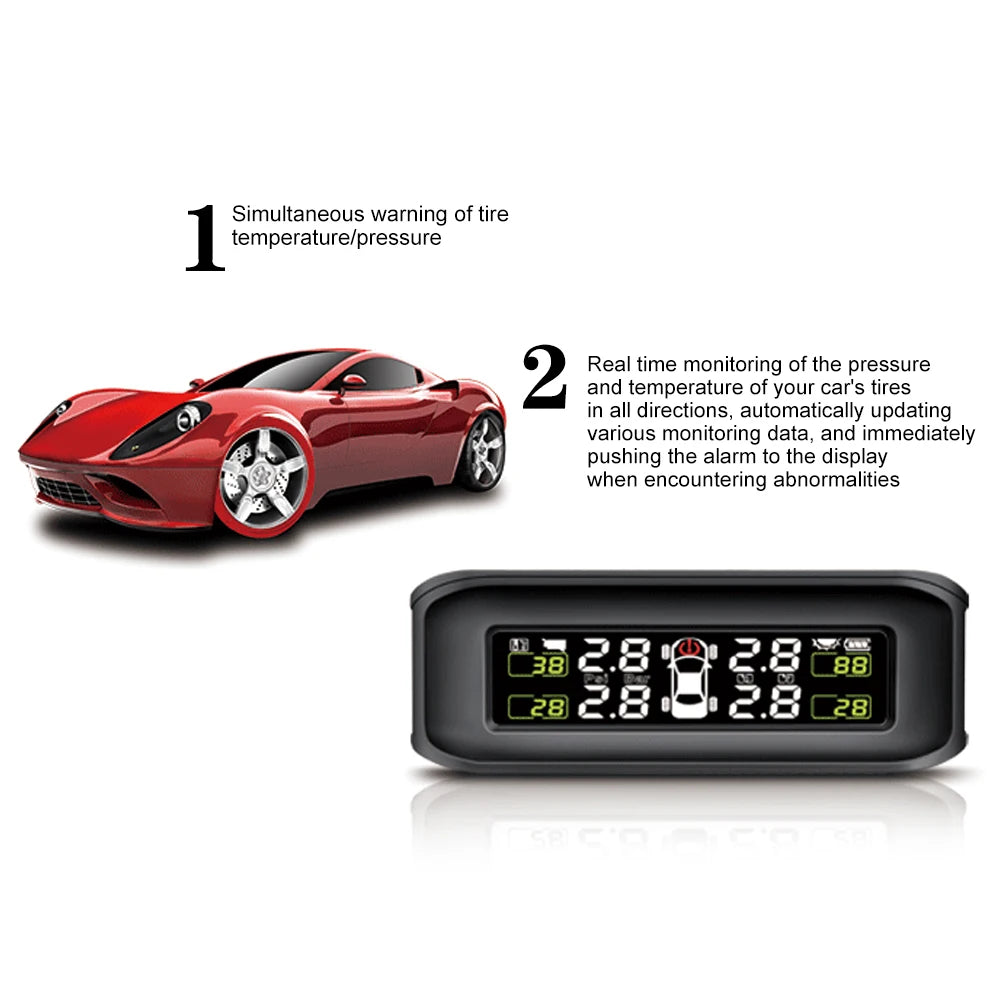 Wireless Solar Tire Pressure Monitoring System