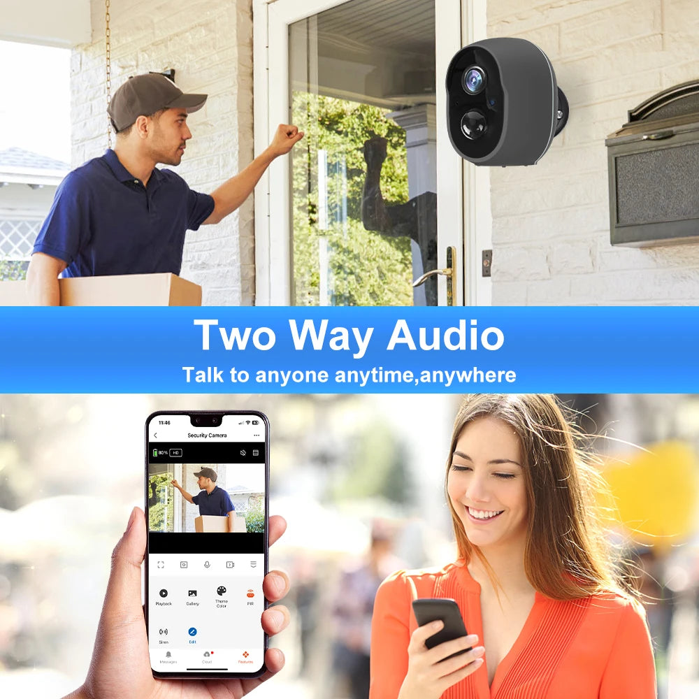 3MP Tuya Smart WiFi Solar Camera