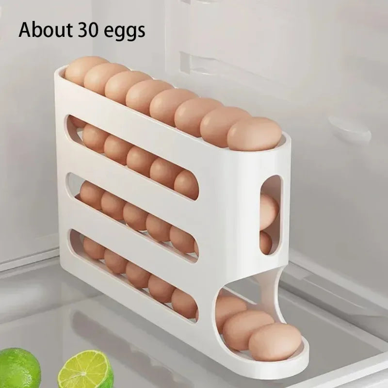 Automatic Slide-Down Egg Holder