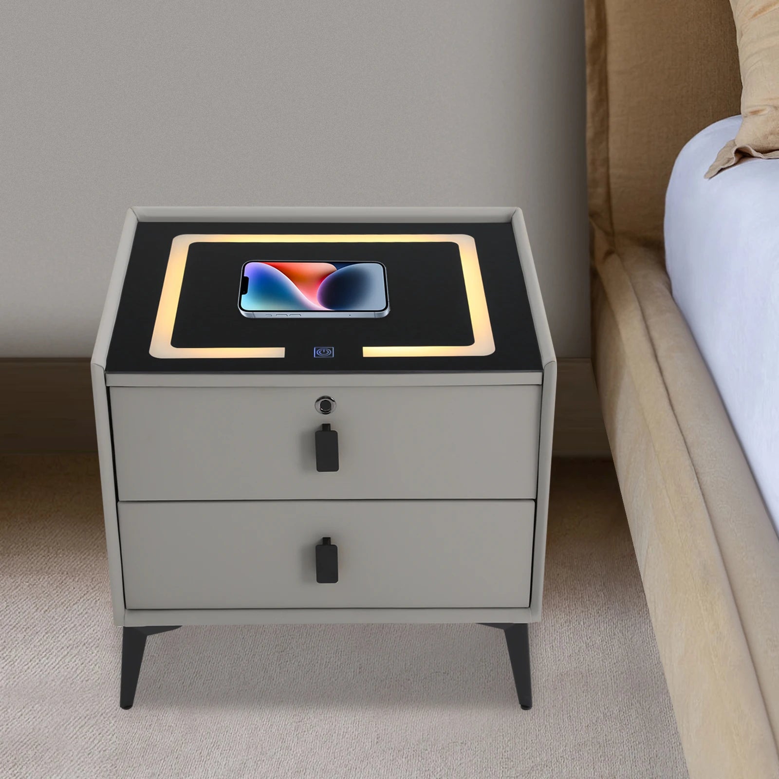 Smart Bluetooth Bedside Table