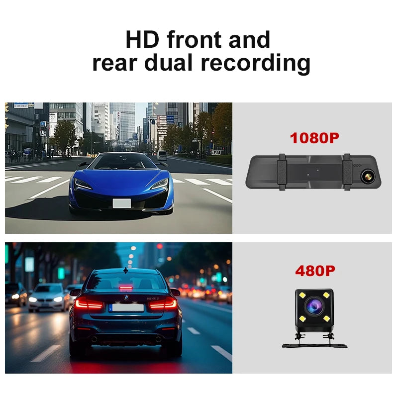 5.5-Inch 1080P Mirror Dash Cam