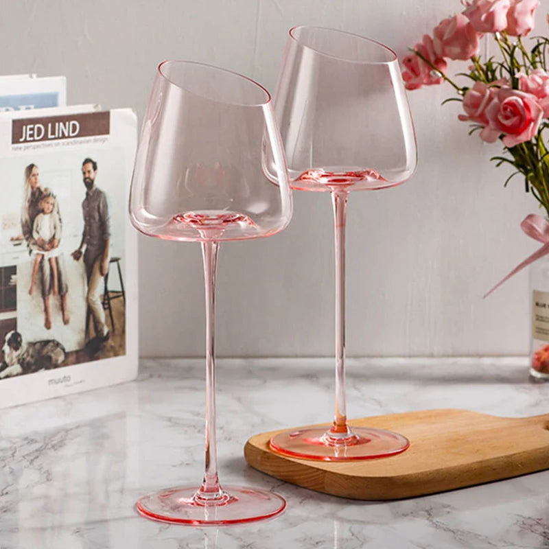 Flamingo Crystal Wine Glass Set