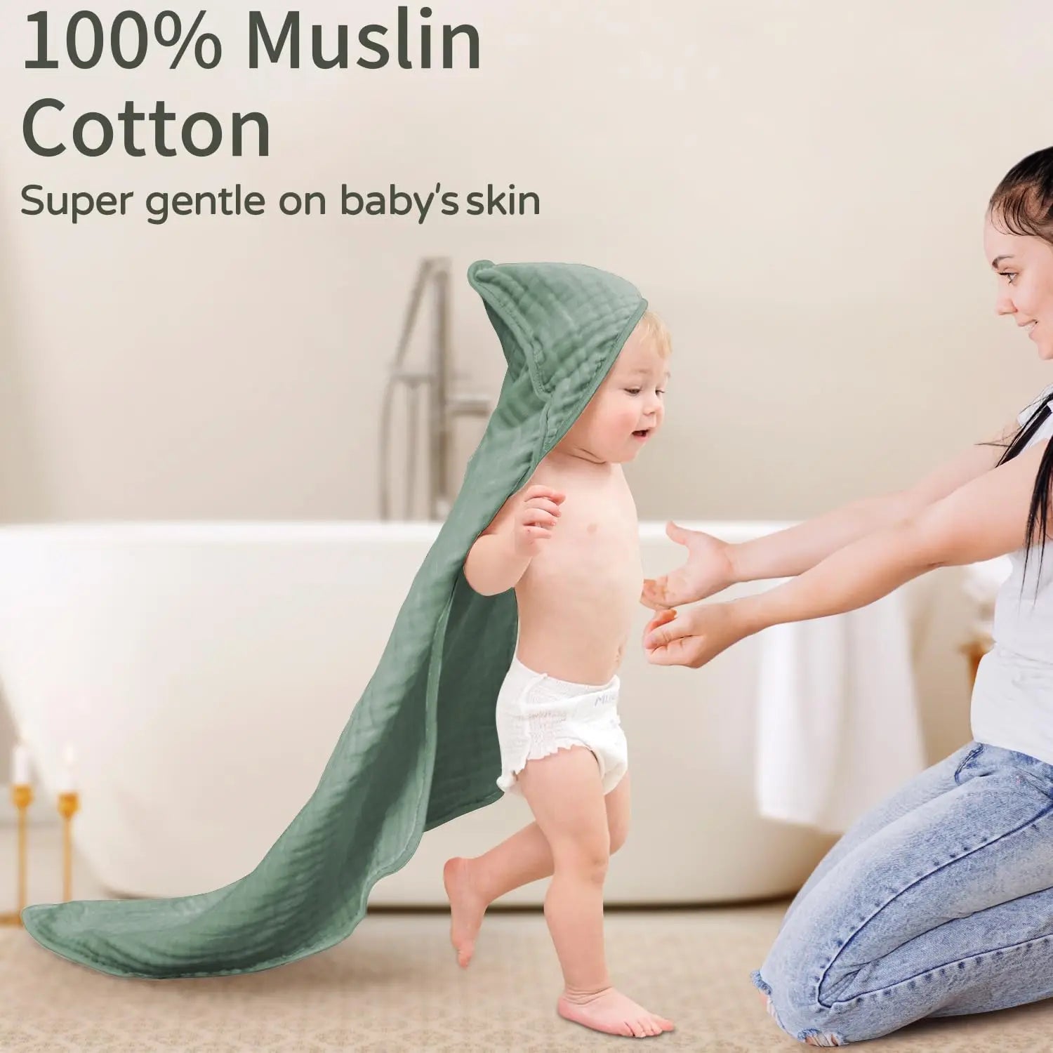 2-Piece Hooded Baby Towels