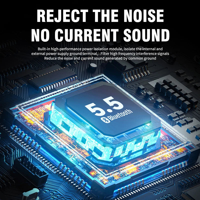 Bluetooth 5.5 Car AUX Audio Receiver