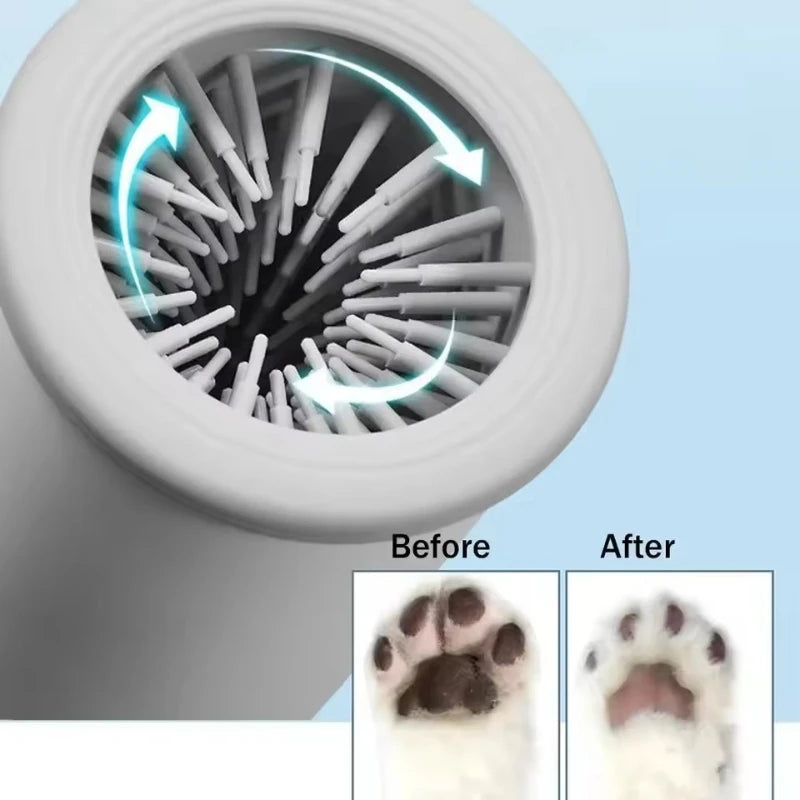 Automatic Dog Paw Cleaner Cup