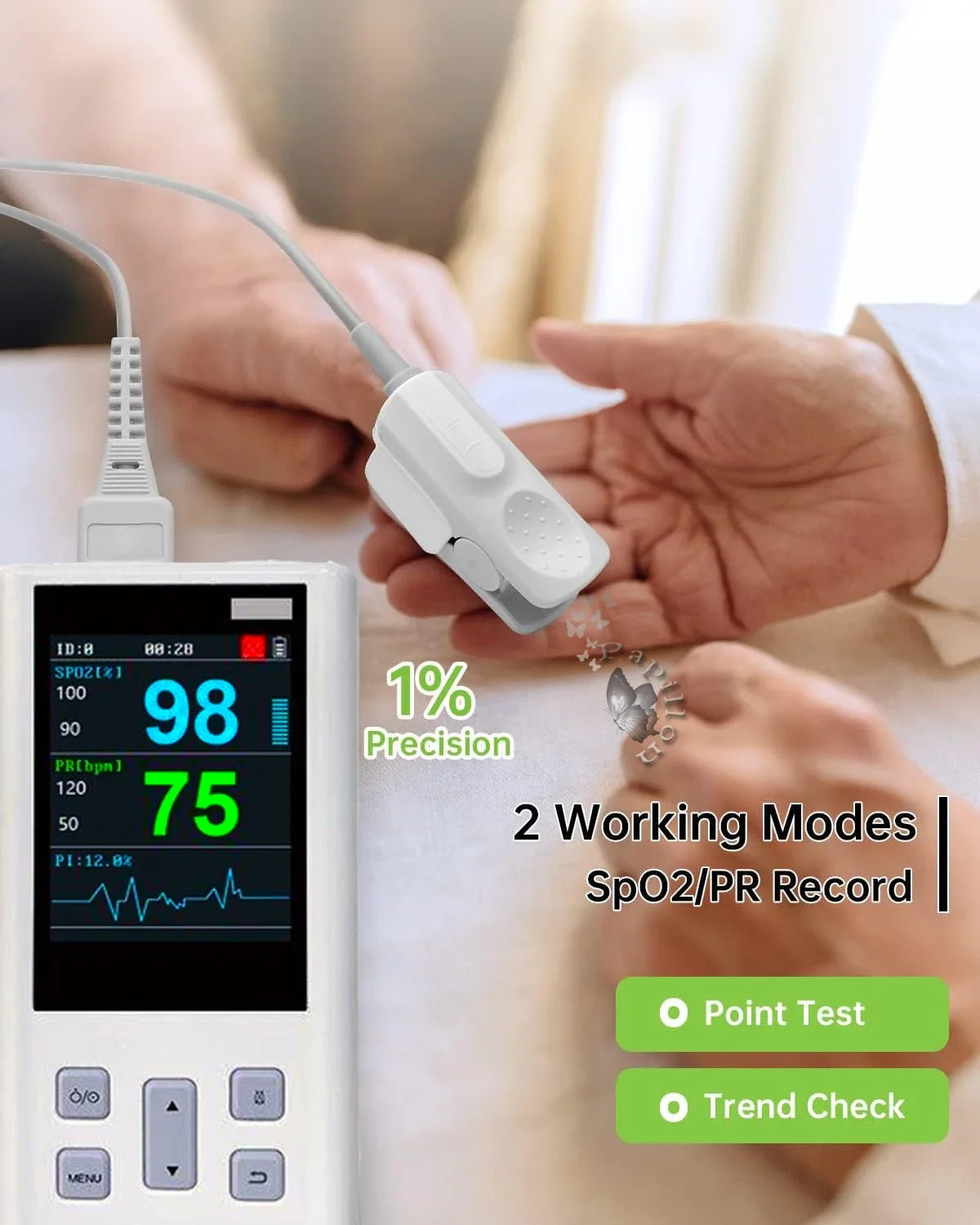 Veterinary Handheld Pulse Oximeter Monitor