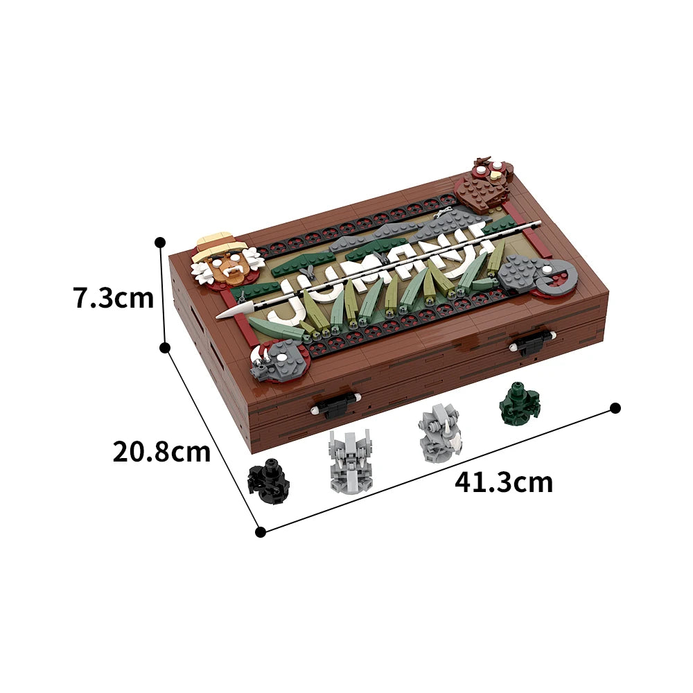 1887-Piece Jumanji Board Game Building Block Set