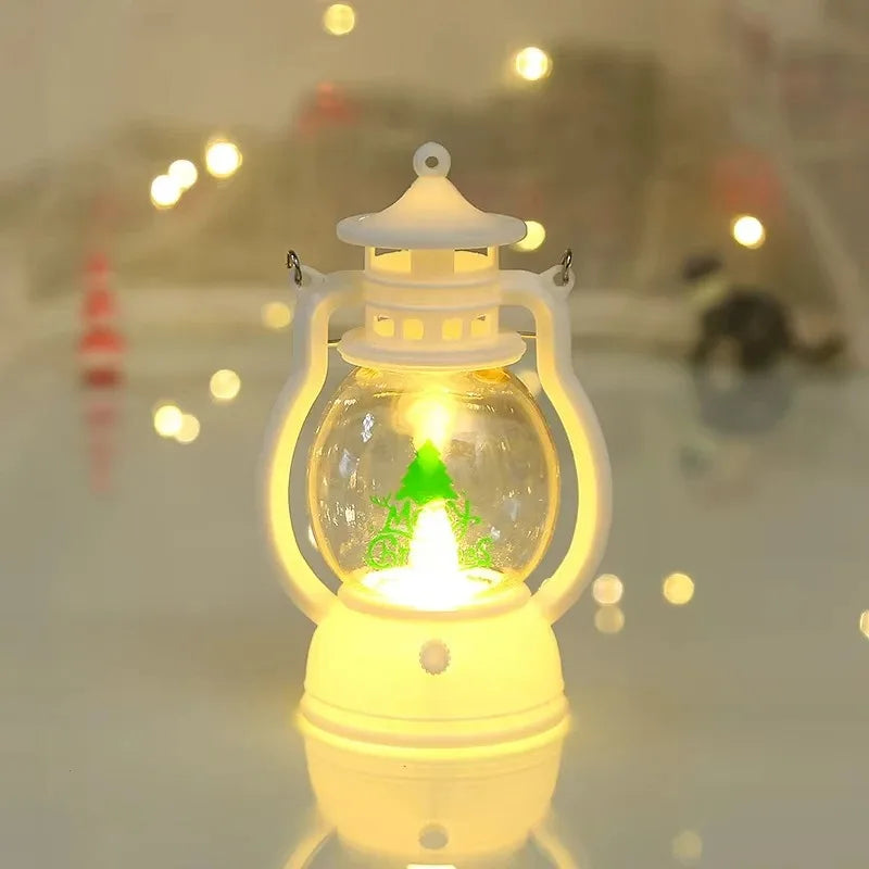 Christmas LED Lantern – Santa Claus Holiday Decoration