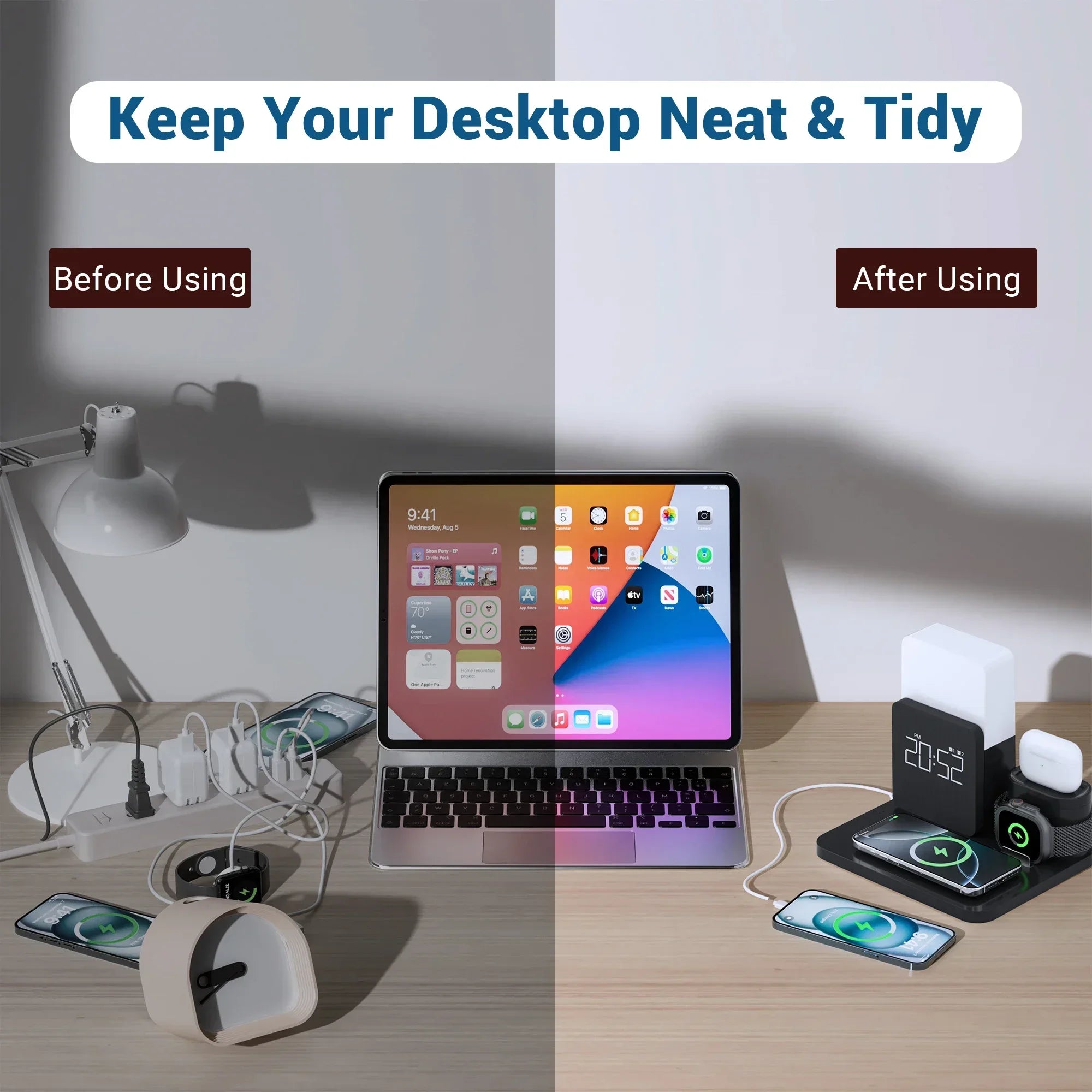 3-in-1 Fast Wireless Charger