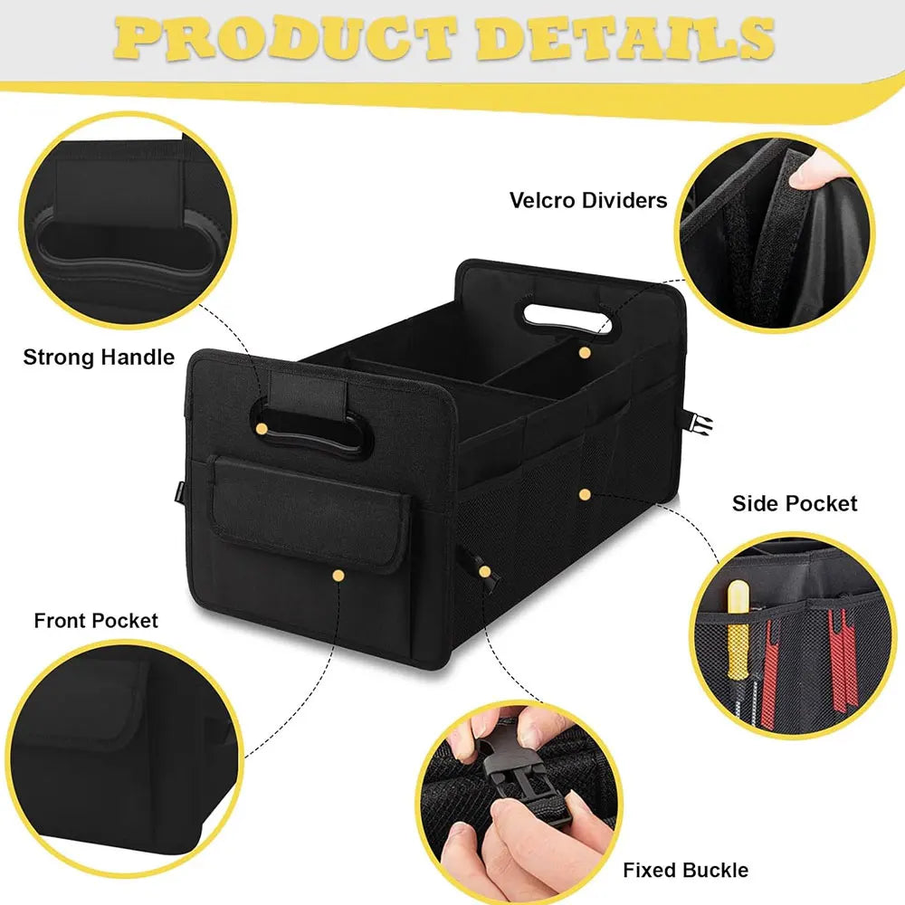 Collapsible Car Trunk Storage Organizer
