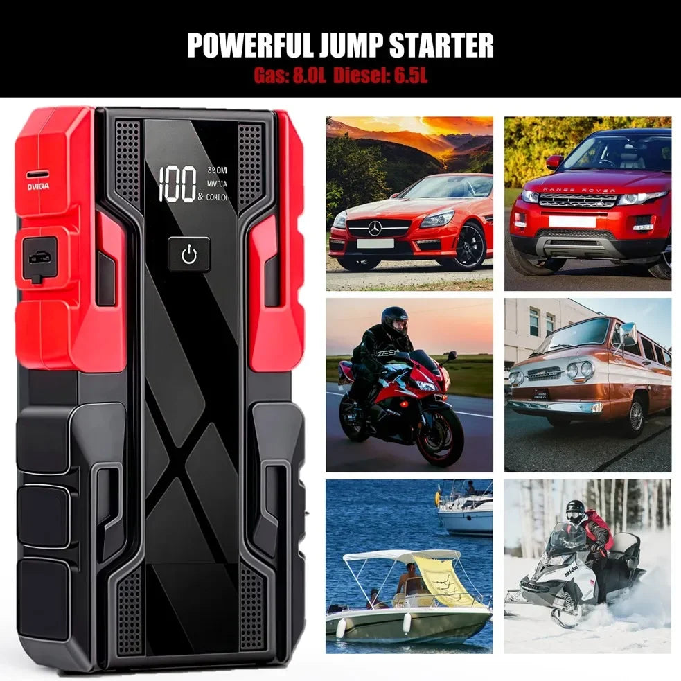 Portable 12V Car Jump Starter