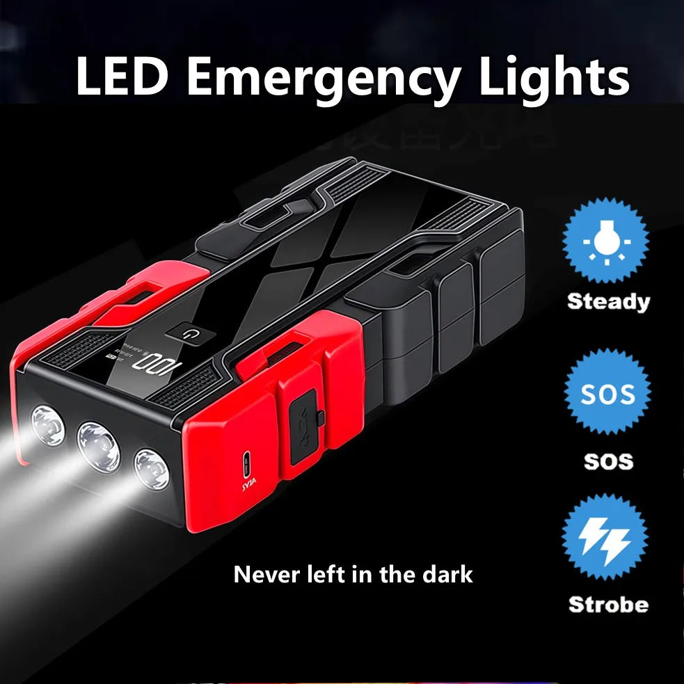 Portable 12V Car Jump Starter
