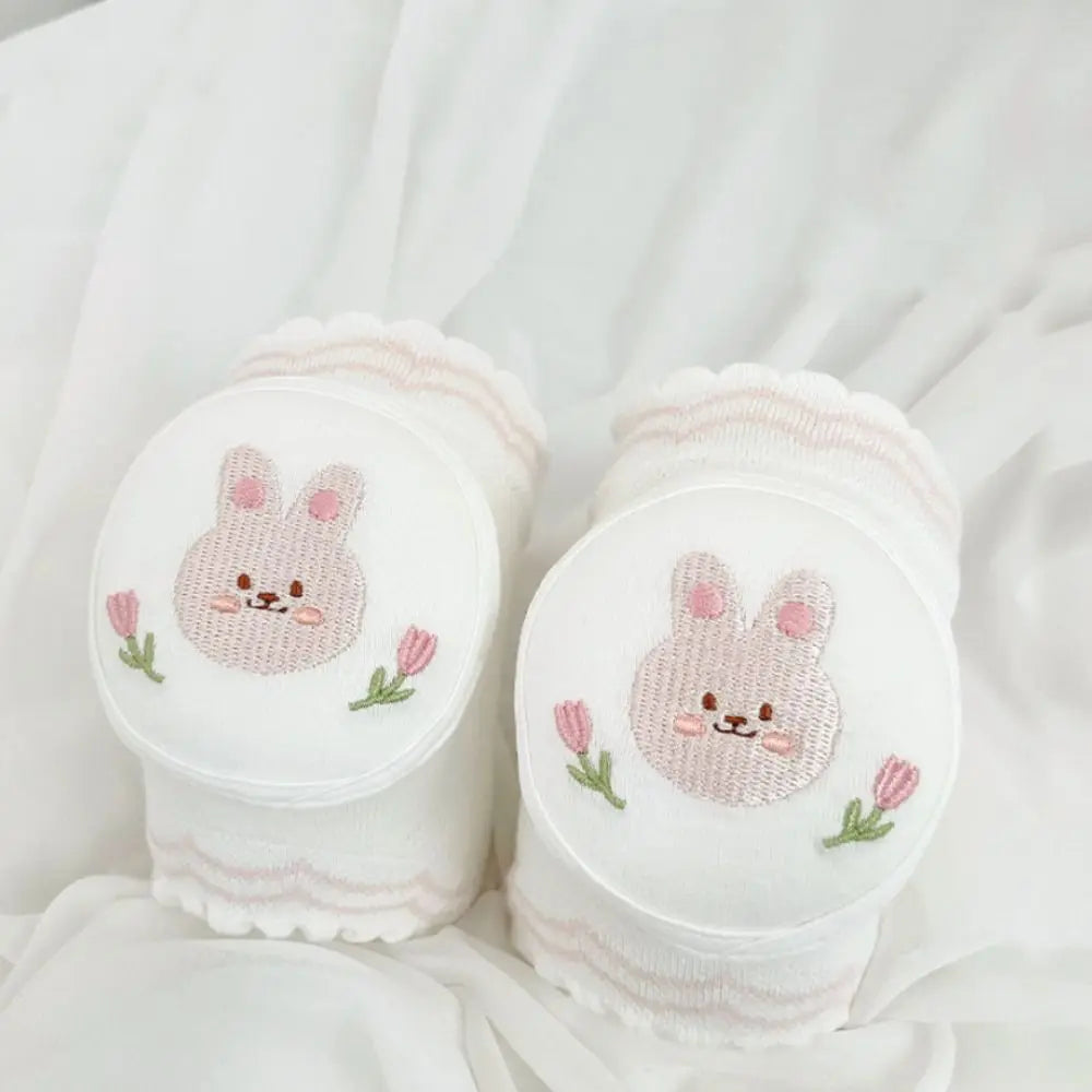 Cotton Baby Knee Pads with Cartoon Design