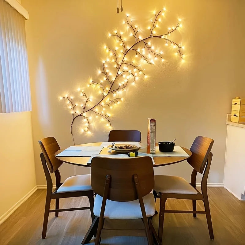 Bendable Willow Branch Lights – Elegant Fairy Lights for Home & Christmas Décor