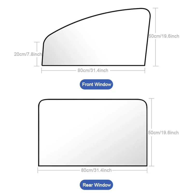 Magnetic Car Side Window Sun Shades