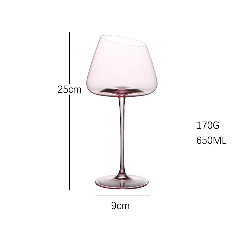 Flamingo Crystal Wine Glass Set