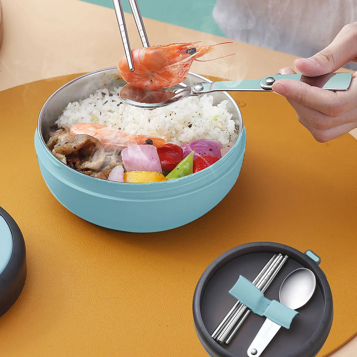 304 Stainless Steel Kids Lunch Box