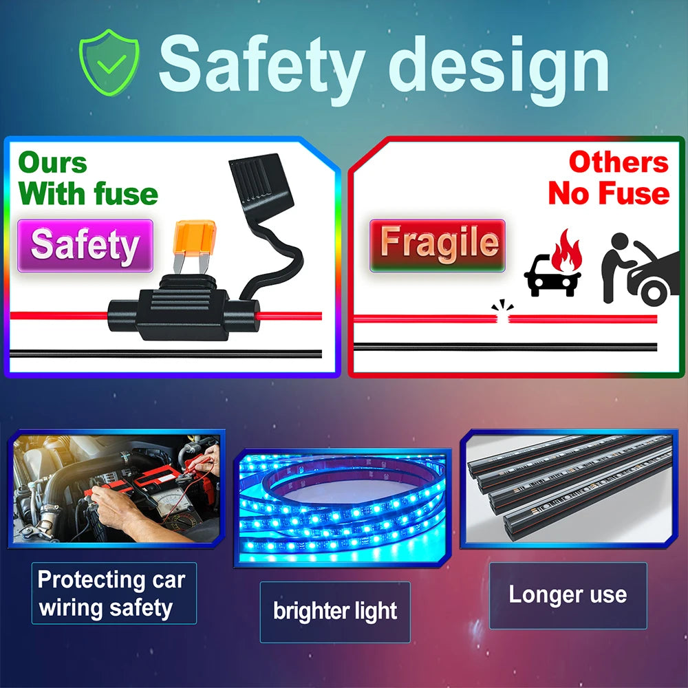 RGB LED Car Underglow Lights