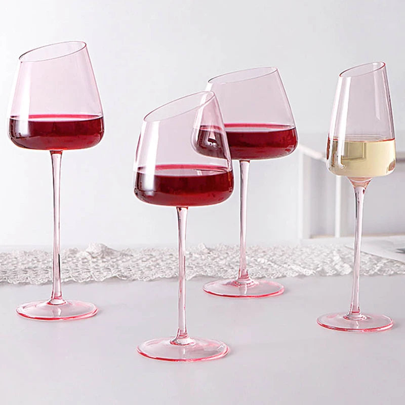 Flamingo Crystal Wine Glass Set