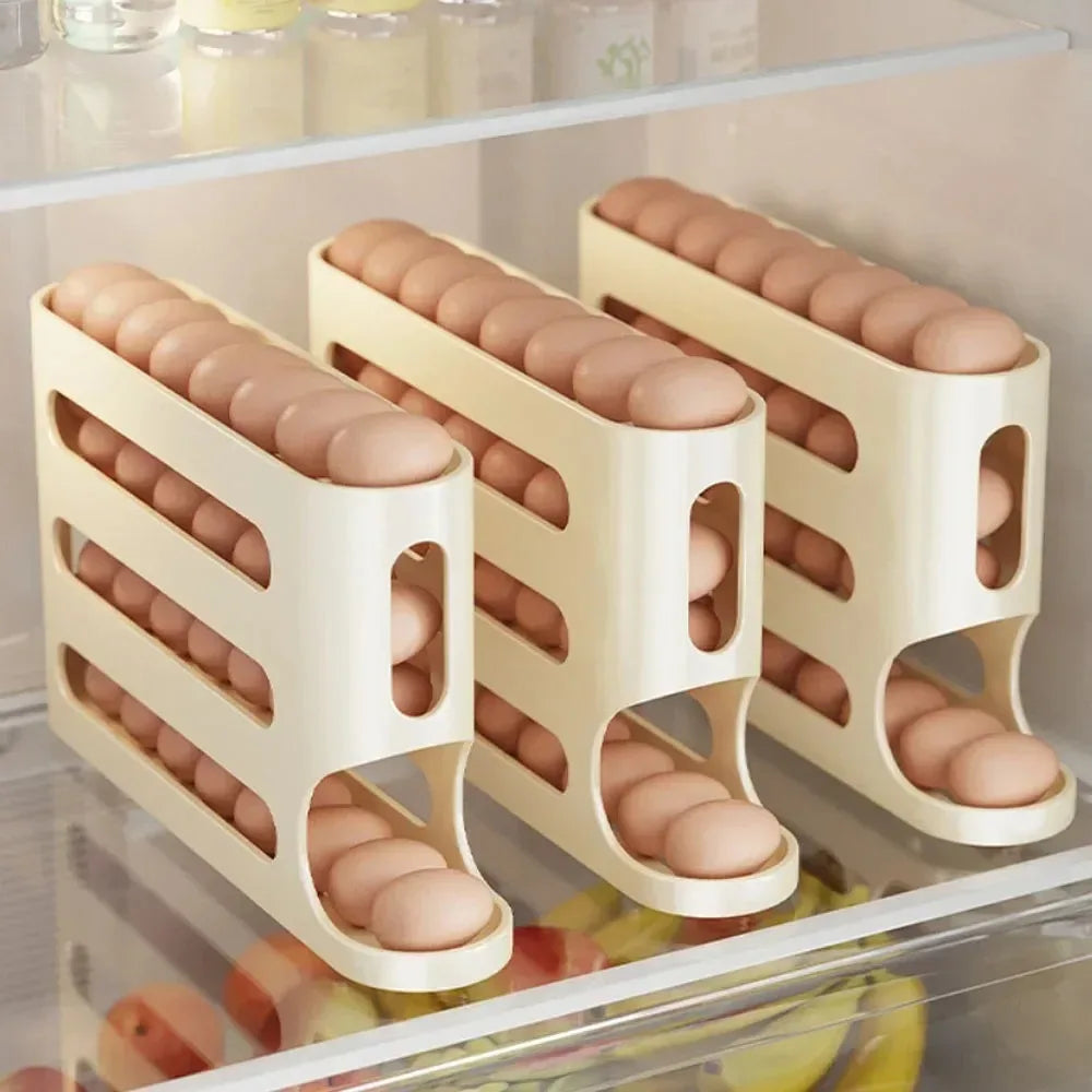 Automatic Slide-Down Egg Holder