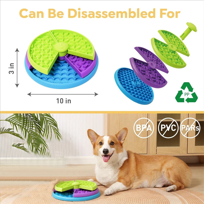 Detachable Slow Eating Pet Bowl