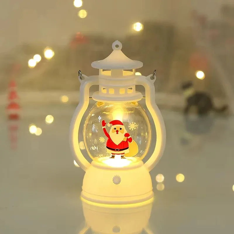 Christmas LED Lantern – Santa Claus Holiday Decoration