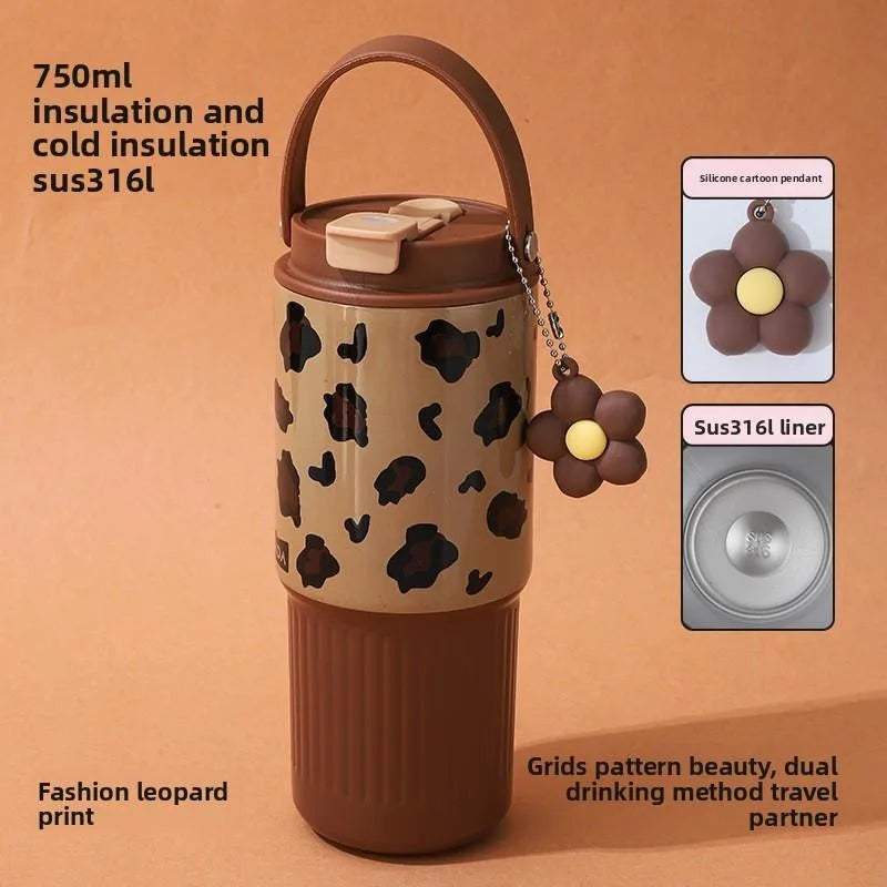 Cute 750ml Stainless Steel Tumbler