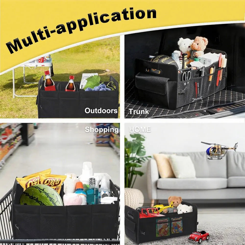 Collapsible Car Trunk Storage Organizer
