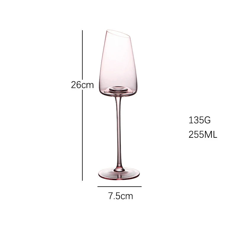 Flamingo Crystal Wine Glass Set