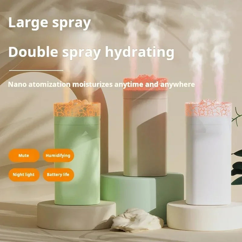 Mini USB Double-Spray Humidifier