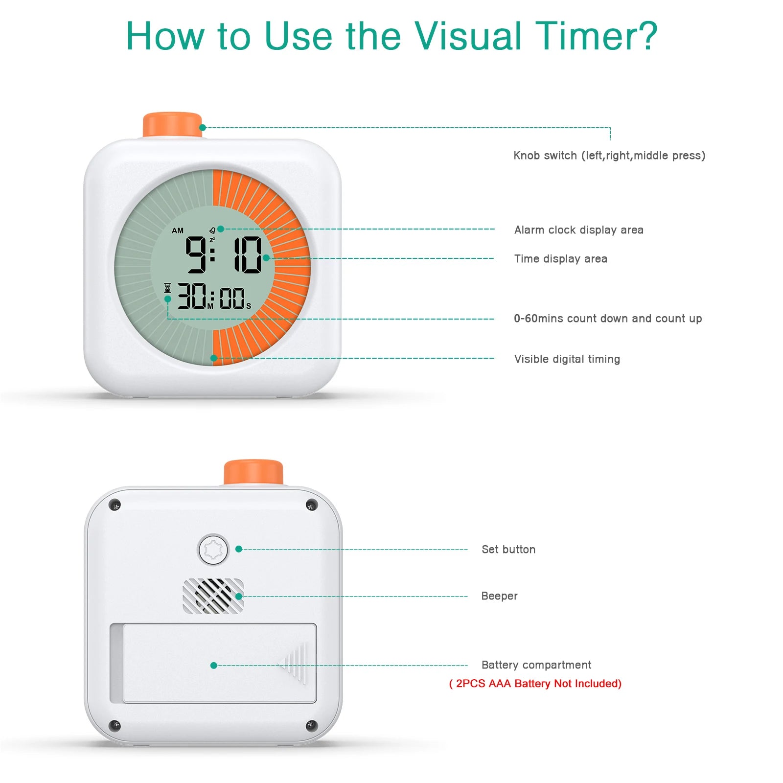 Oria Digital 60-Minute Timer