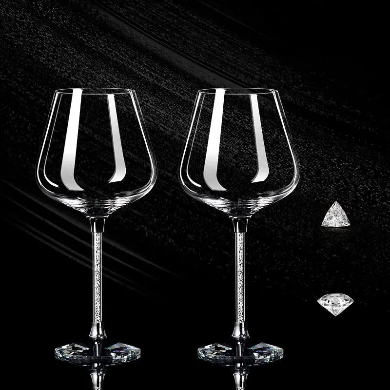Luxury Crystal Wine Glass Set
