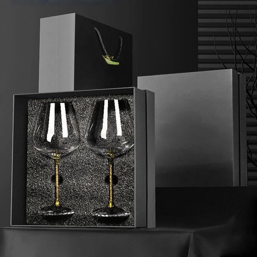 Luxury Crystal Wine Glass Set