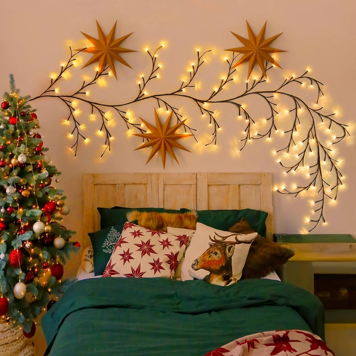 Bendable Willow Branch Lights – Elegant Fairy Lights for Home & Christmas Décor