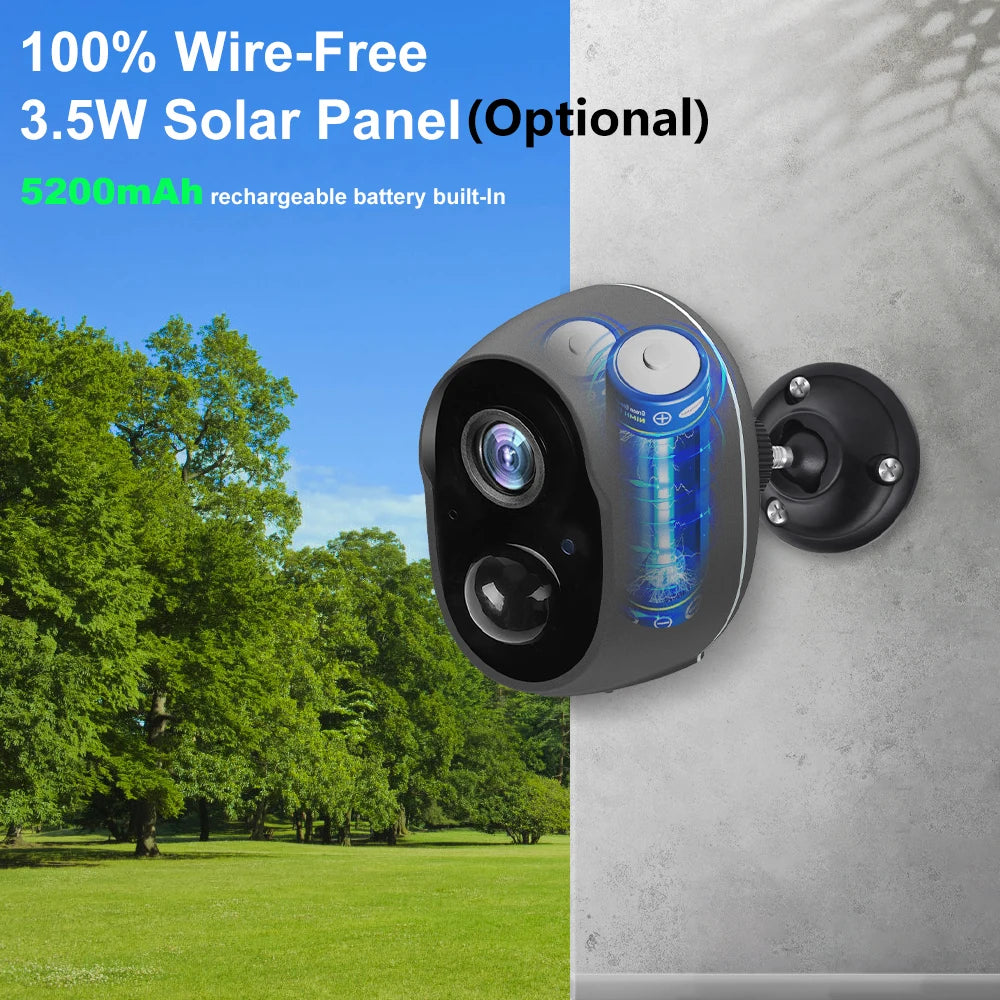 3MP Tuya Smart WiFi Solar Camera