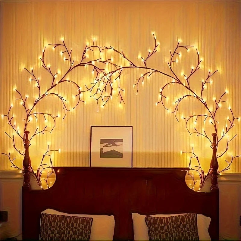 Bendable Willow Branch Lights – Elegant Fairy Lights for Home & Christmas Décor
