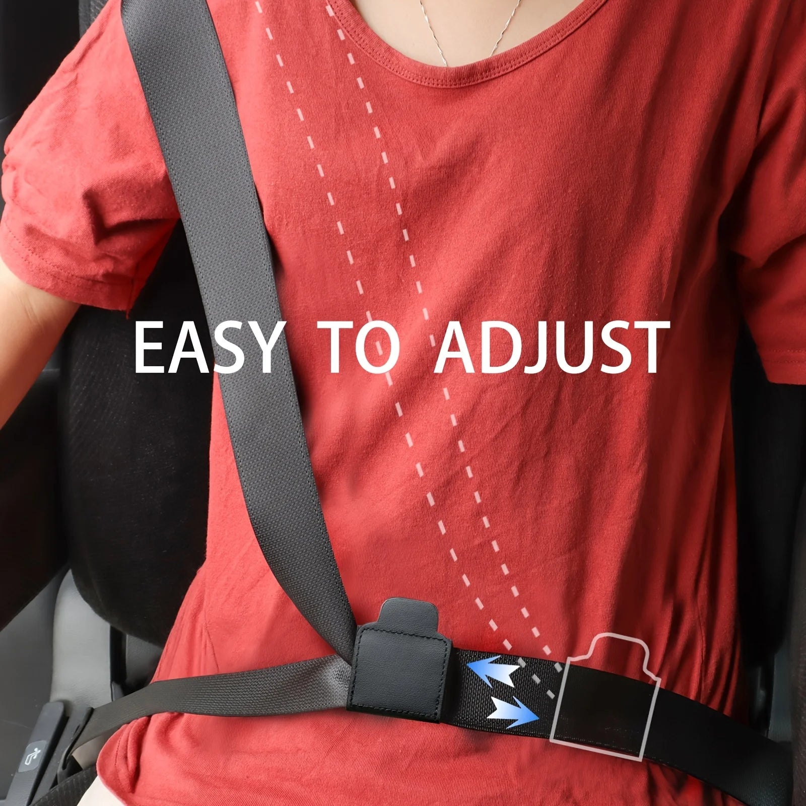 PU Leather Car Seat Belt Adjuster