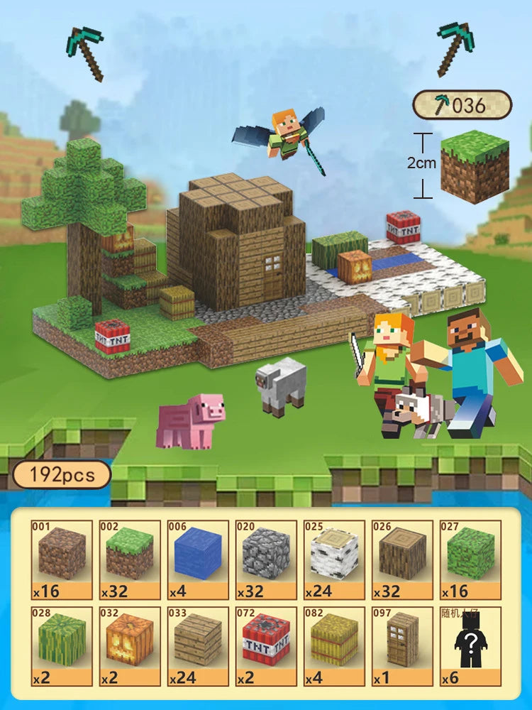 Magnetic Building Blocks Construction Set