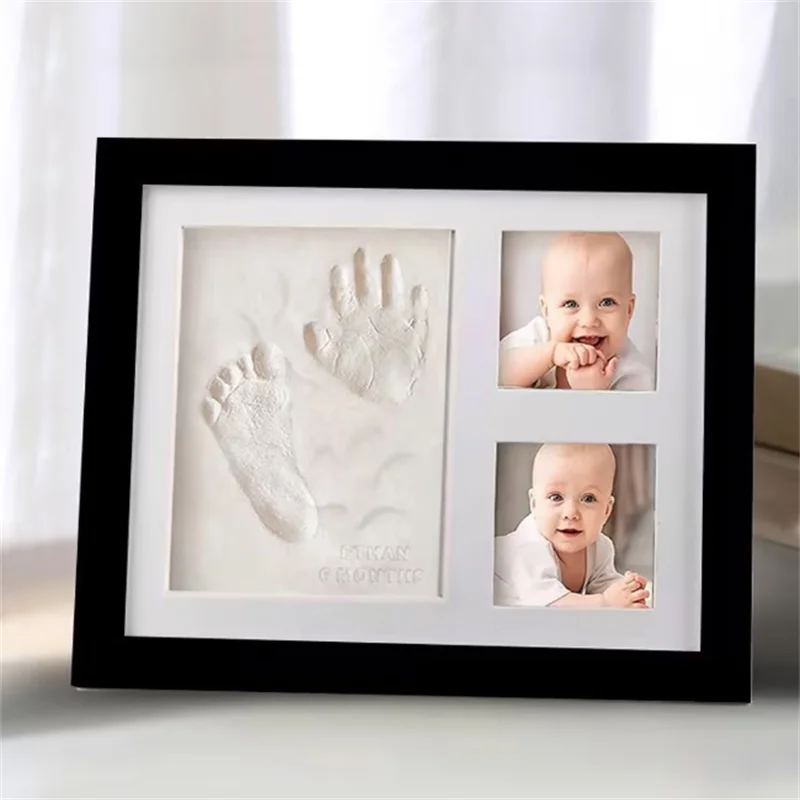 Baby Hand & Footprint Clay Photo Frame