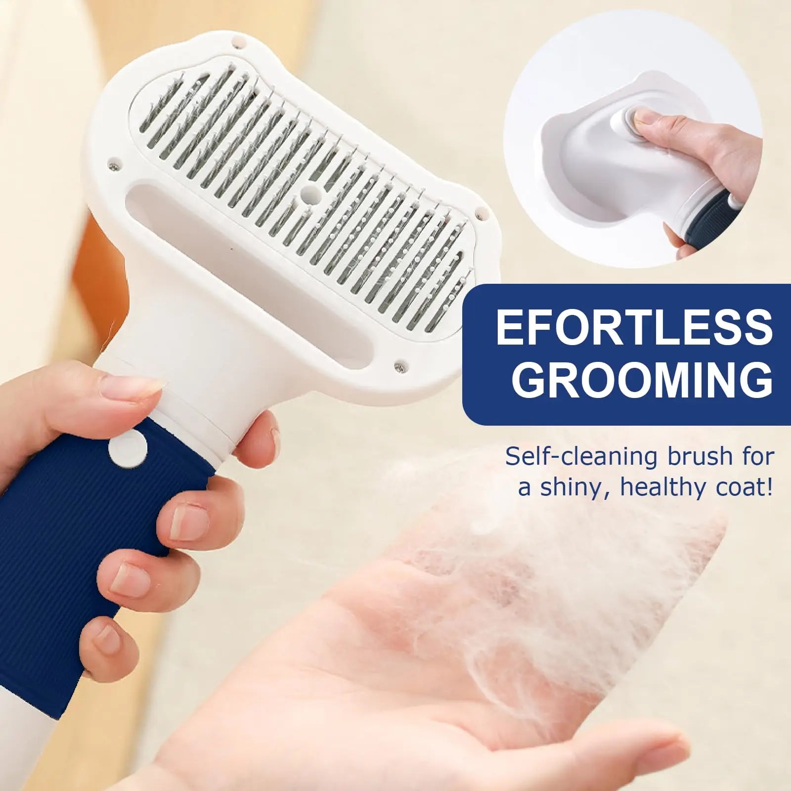 3-in-1 Pet Hair Dryer Brush