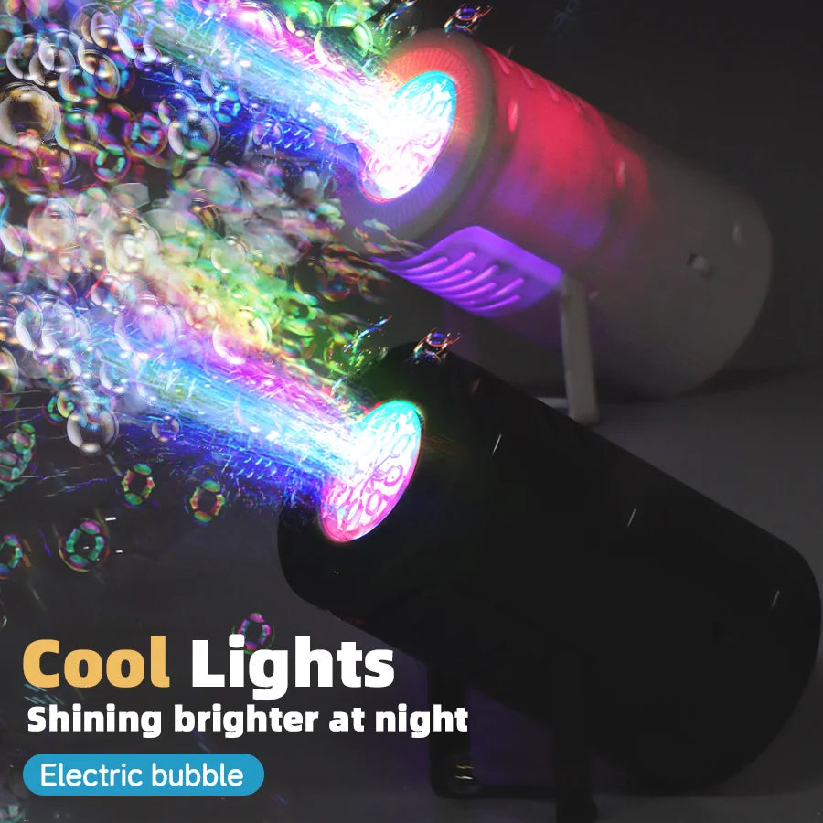 10-Hole Handheld Automatic Bubble Machine Toy