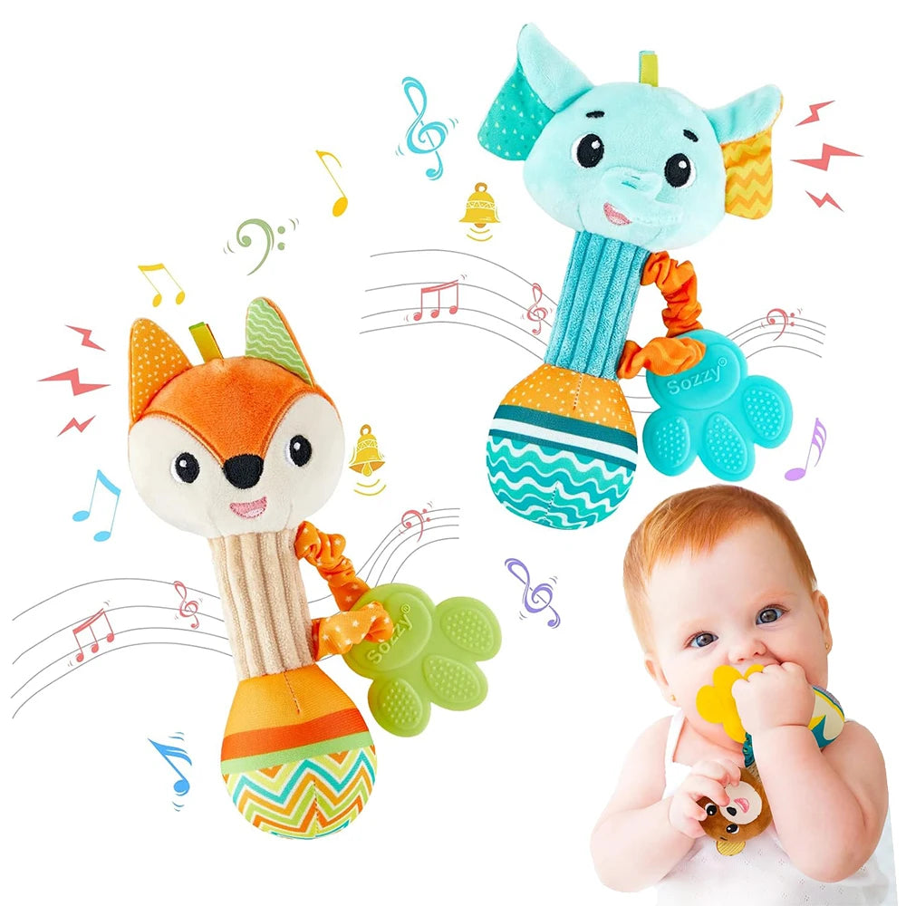 Baby Rattles & Soft Sensory Plush Toys