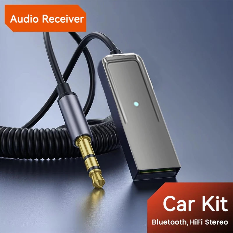 Bluetooth 5.5 Car AUX Audio Receiver