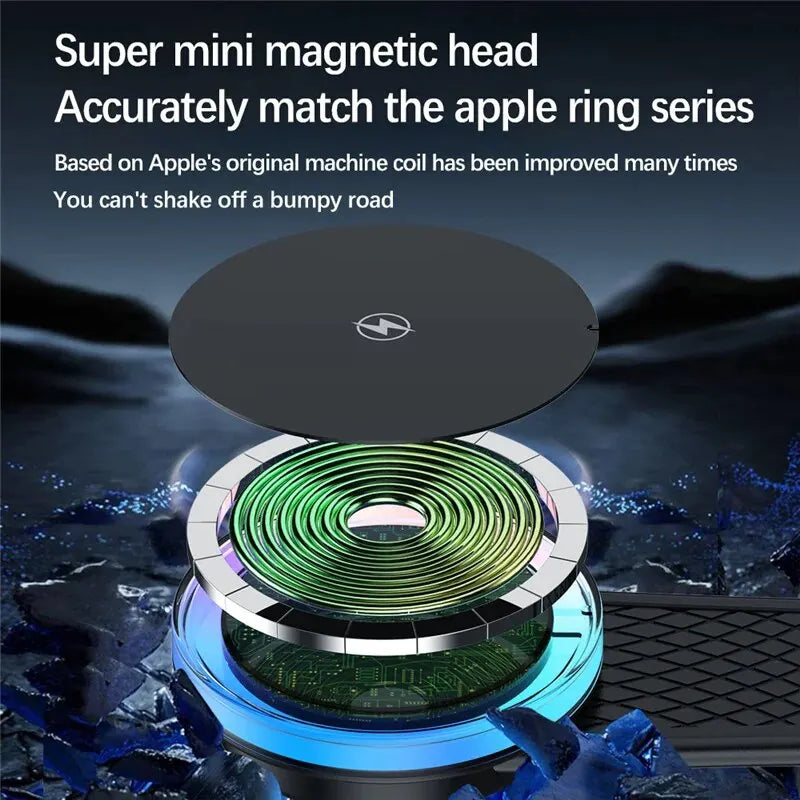 Magnetic Wireless Car Charger Mount