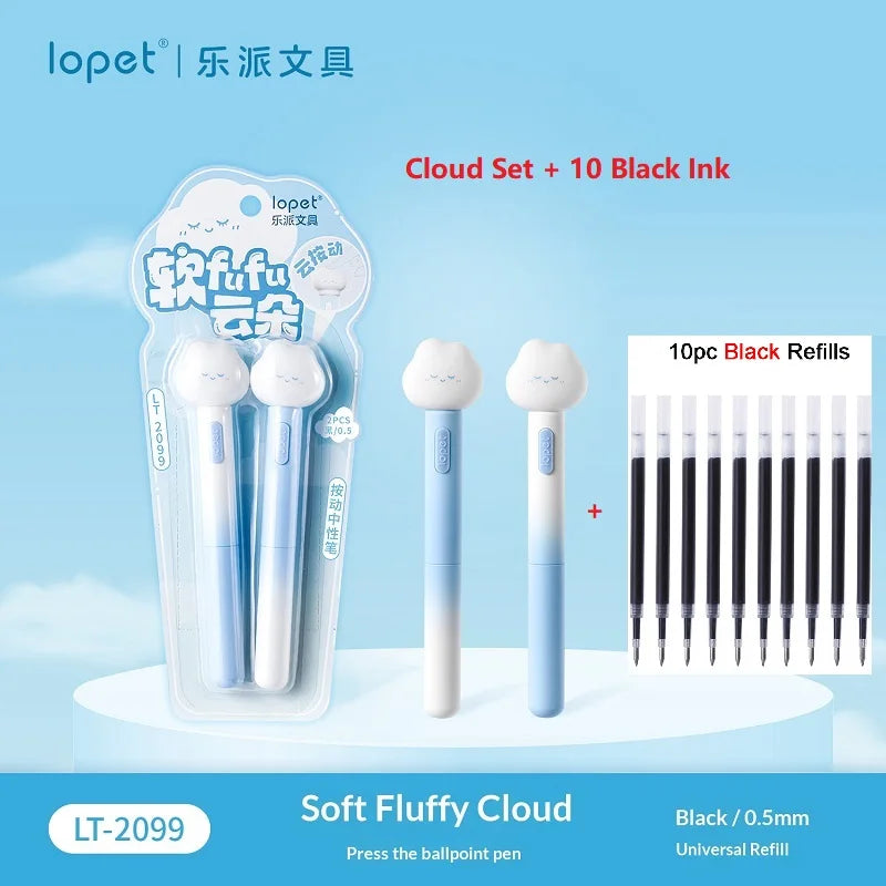 2-Piece Gel Pen Set – 0.5mm