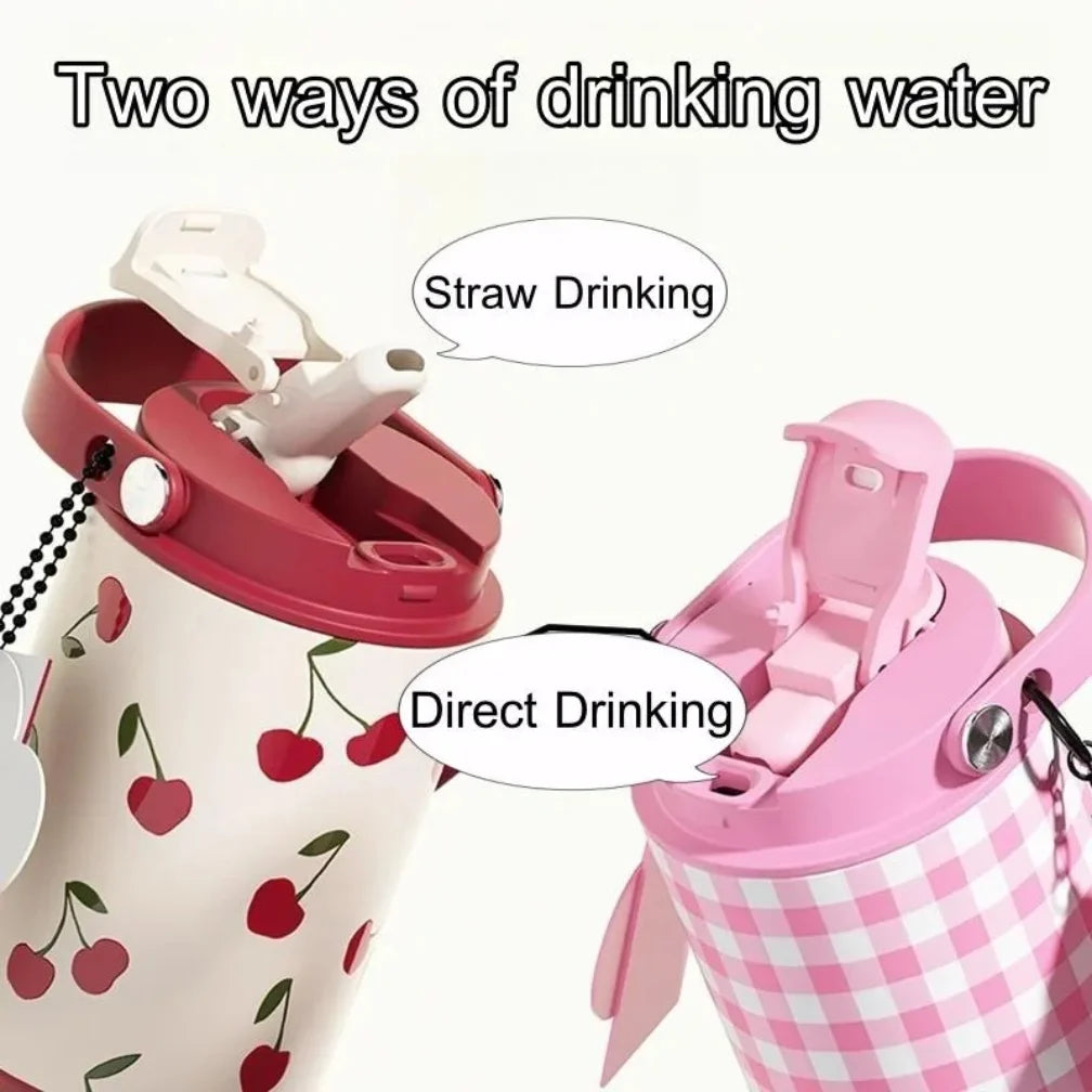 Cute 750ml Stainless Steel Tumbler